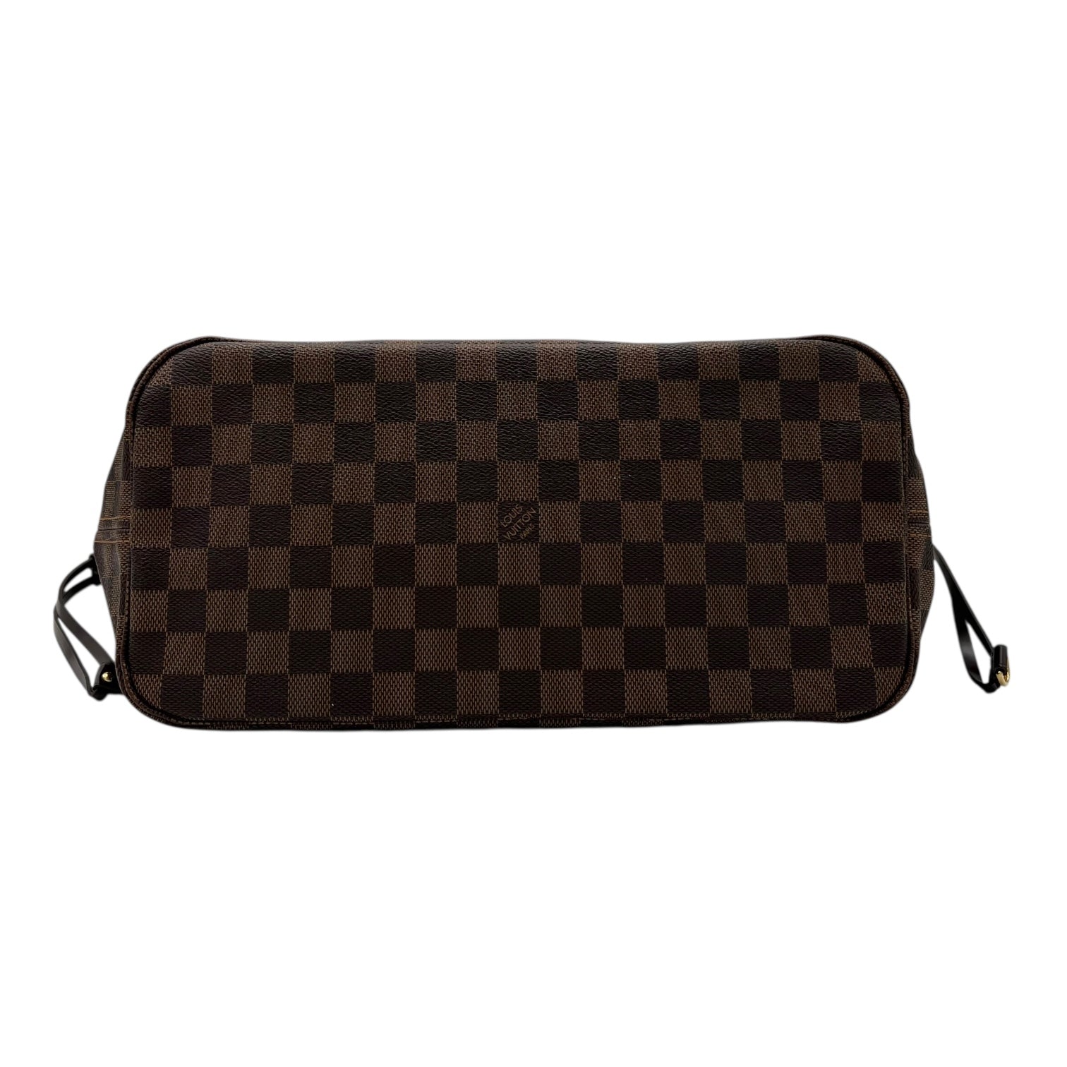 Louis Vuitton Neverfull Tote Bag Brown in Coated Canvas, Gold hardware_5