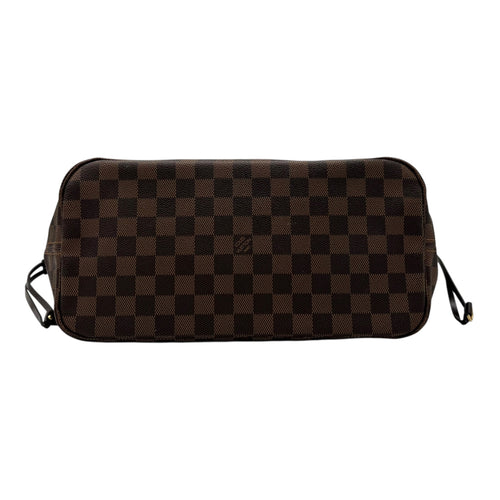 Louis Vuitton Neverfull Tote Bag Brown in Coated Canvas, Gold hardware_5