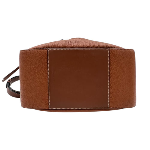 Loewe Hammock Shoulder Bag Brown in Calfskin, Gold hardware_5