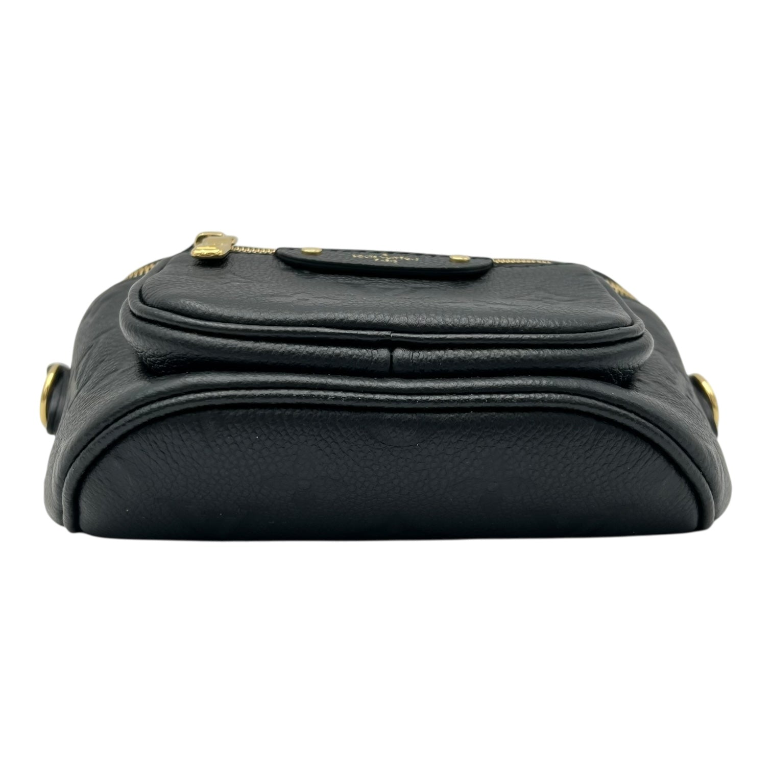 Louis Vuitton BumBag Belt Bag Black in Empreinte Leather, Gold hardware_5