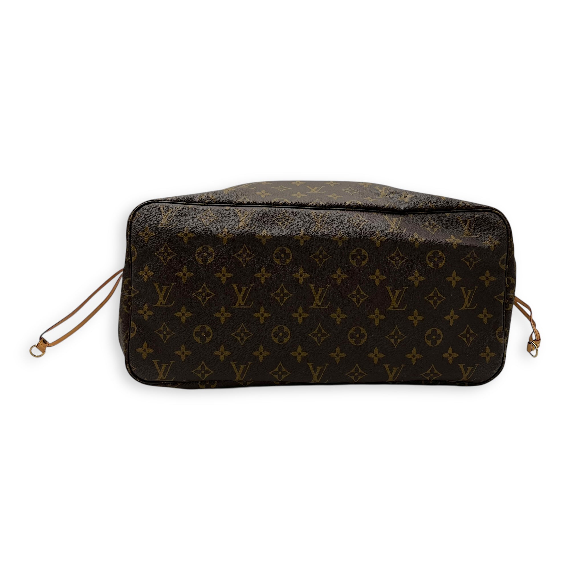 Louis Vuitton Neverfull Tote Bag GM Brown in Coated Canvas, Gold hardware_5