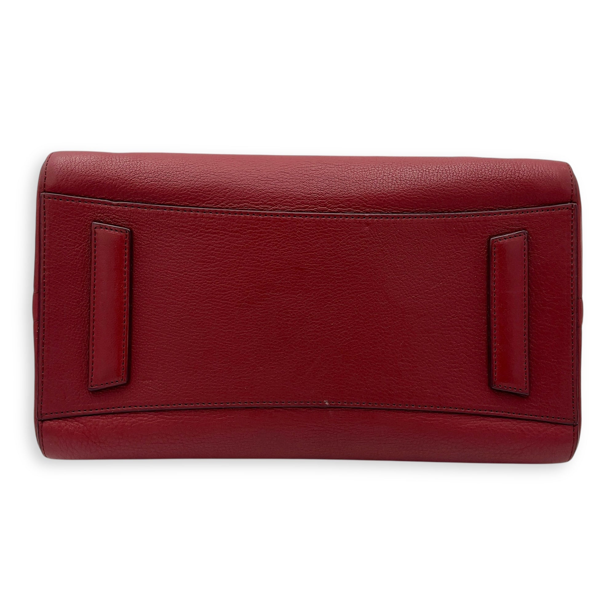 Givenchy Antigona Top Handle Bag Red in Calfskin, Gold hardware_5