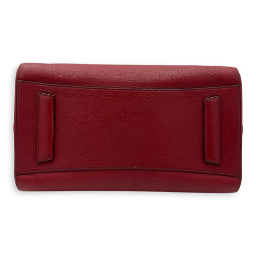 Givenchy Antigona Top Handle Bag Red in Calfskin, Gold hardware_5