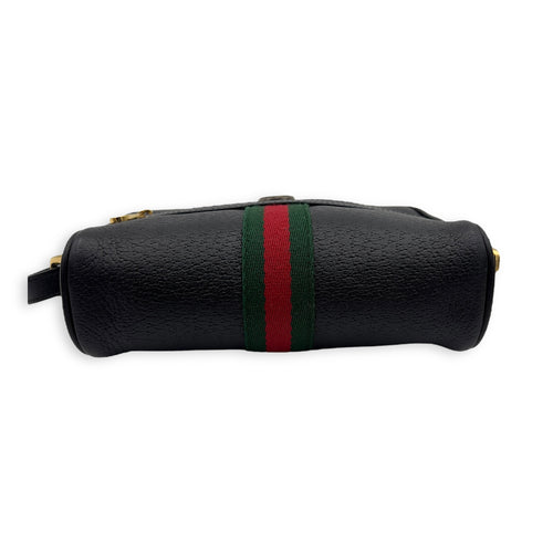 Gucci Ophidia Shoulder Bag Black in Calfskin, Gold hardware_3