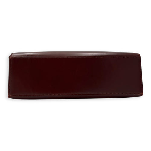 Cartier panther Top Handle Bag Red in Calfskin, Silver hardware_5