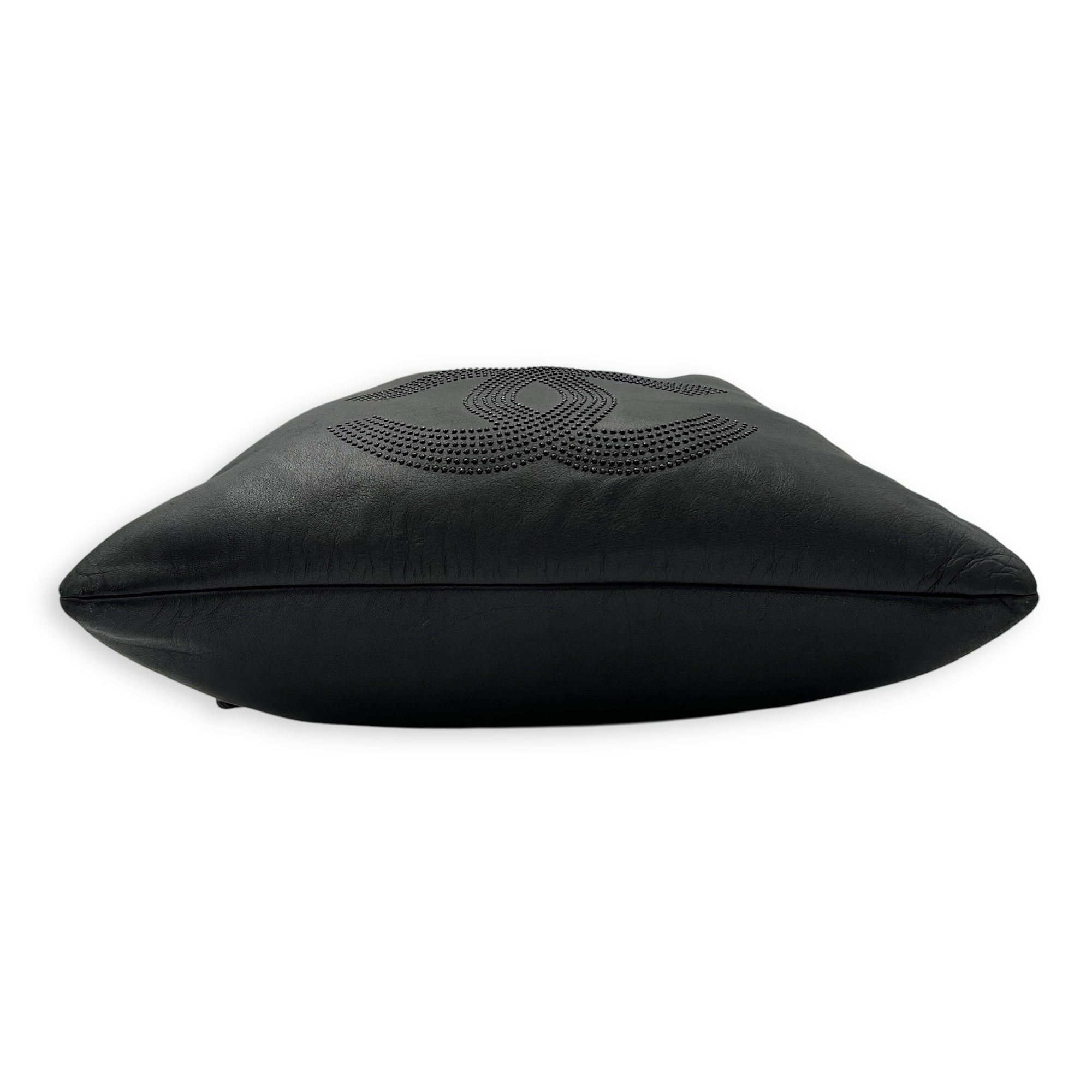 Chanel Others Shoulder Bag Black in Calfskin, Silver hardware_5
