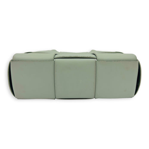 Bottega Veneta Arco Top Handle Bag Green in Lambskin_5
