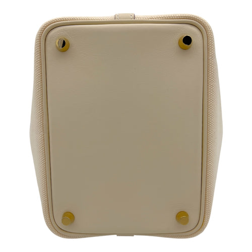 Hermès Picotin Cargo Ecru/Nata in Toile Goeland/Veau Swift, Gold hardware_3