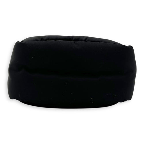 Prada Re-Nylon Padded Black Top Handle Bag in Nylon, Silver hardware_5