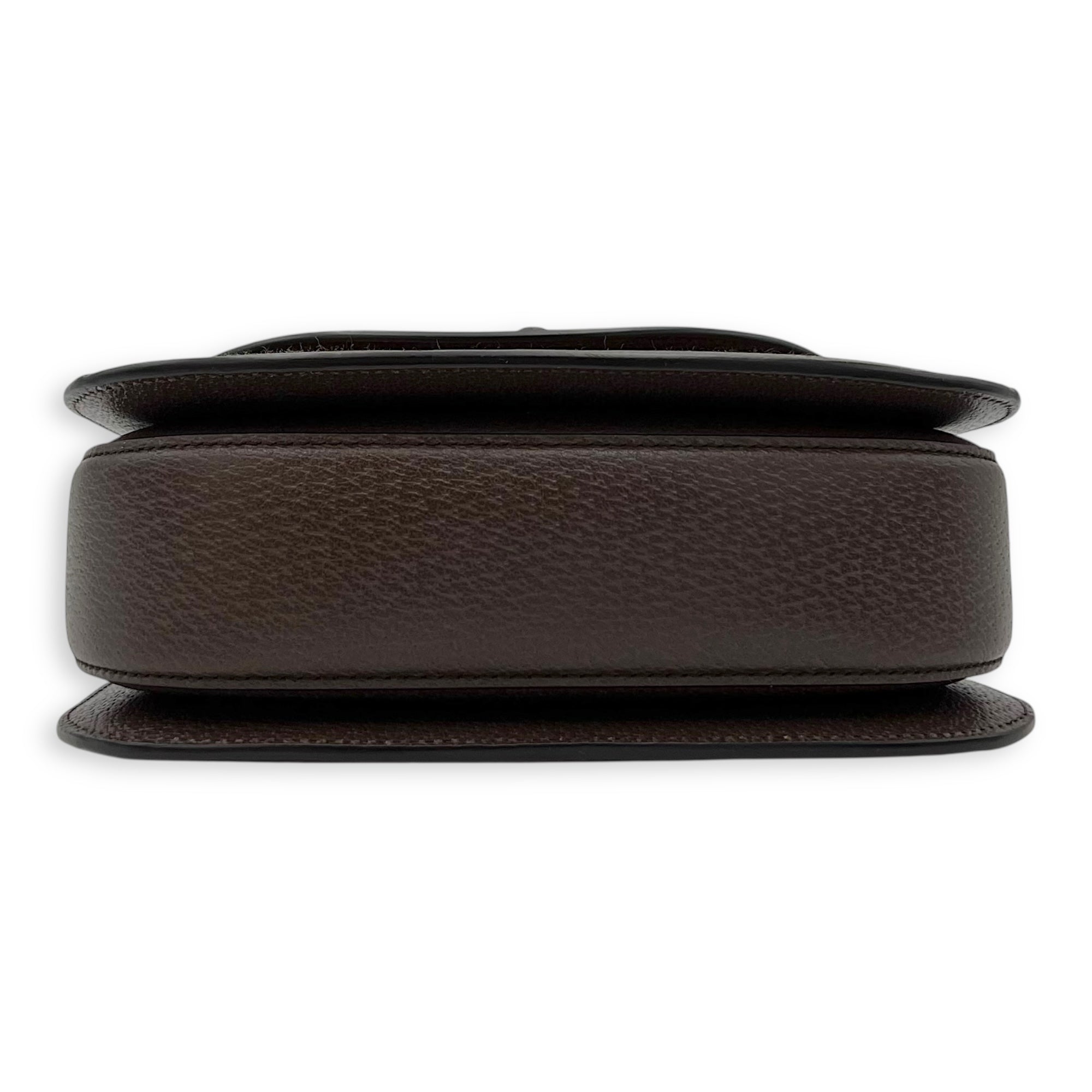 Gucci Bamboo Top Handle Bag Brown in Canvas, Gold hardware_5