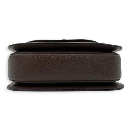Gucci Bamboo Top Handle Bag Brown in Canvas, Gold hardware_5