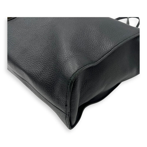 Gucci Interlocking G Tote Bag Black in Calfskin, Gold hardware_11