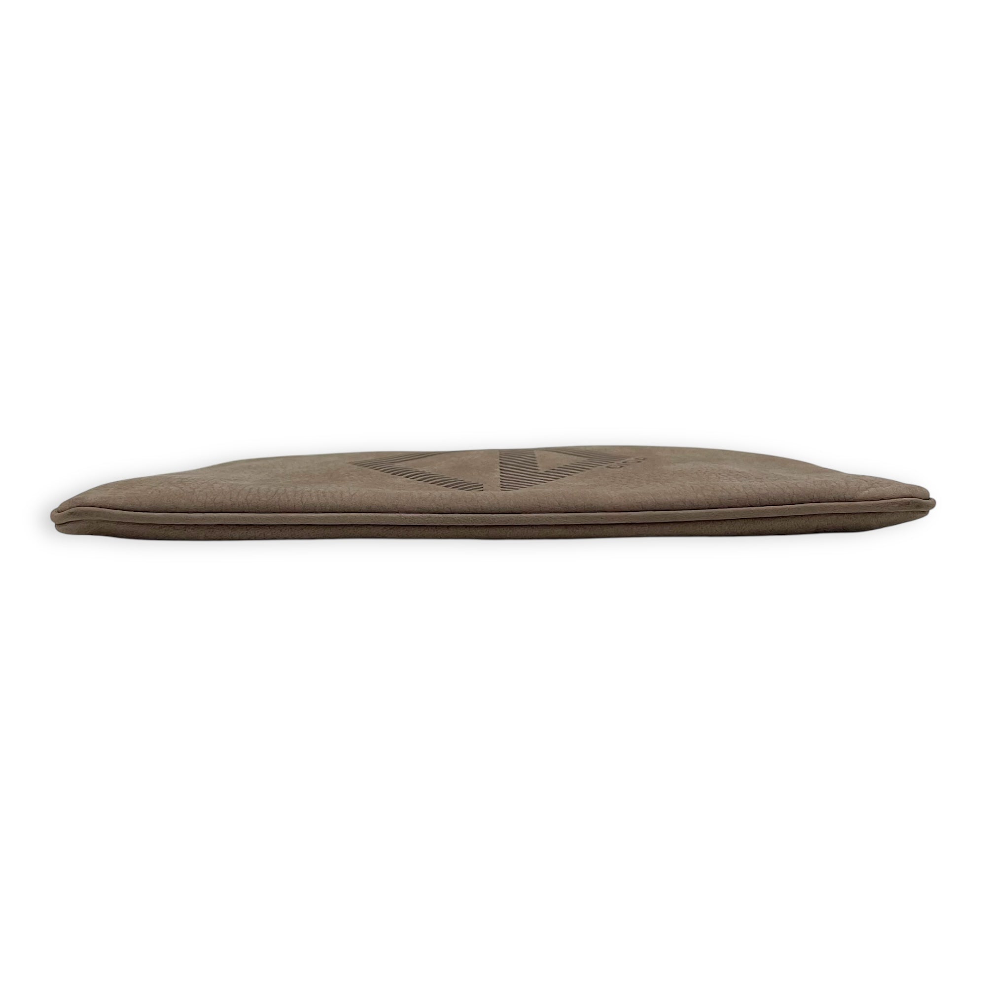 Christian Dior Clutch  Clutch Small Brown in Calfskin, Silver hardware_5