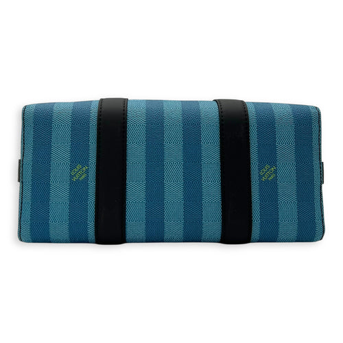 Louis Vuitton City keepall Crossbody Bag Medium Blue in Canvas, Black hardware_5