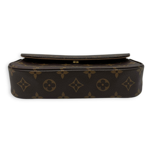 Louis Vuitton Ivy Crossbody Bag Brown in Monogram Coated Canvas, Gold hardware_5