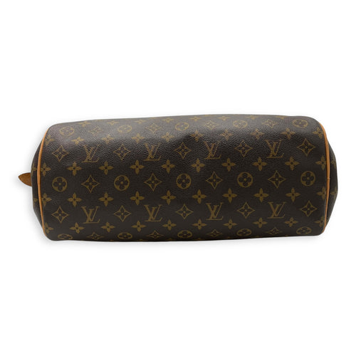 Louis Vuitton Montorgueil Shoulder Bag Brown in Monogram Coated Canvas, Gold hardware_5