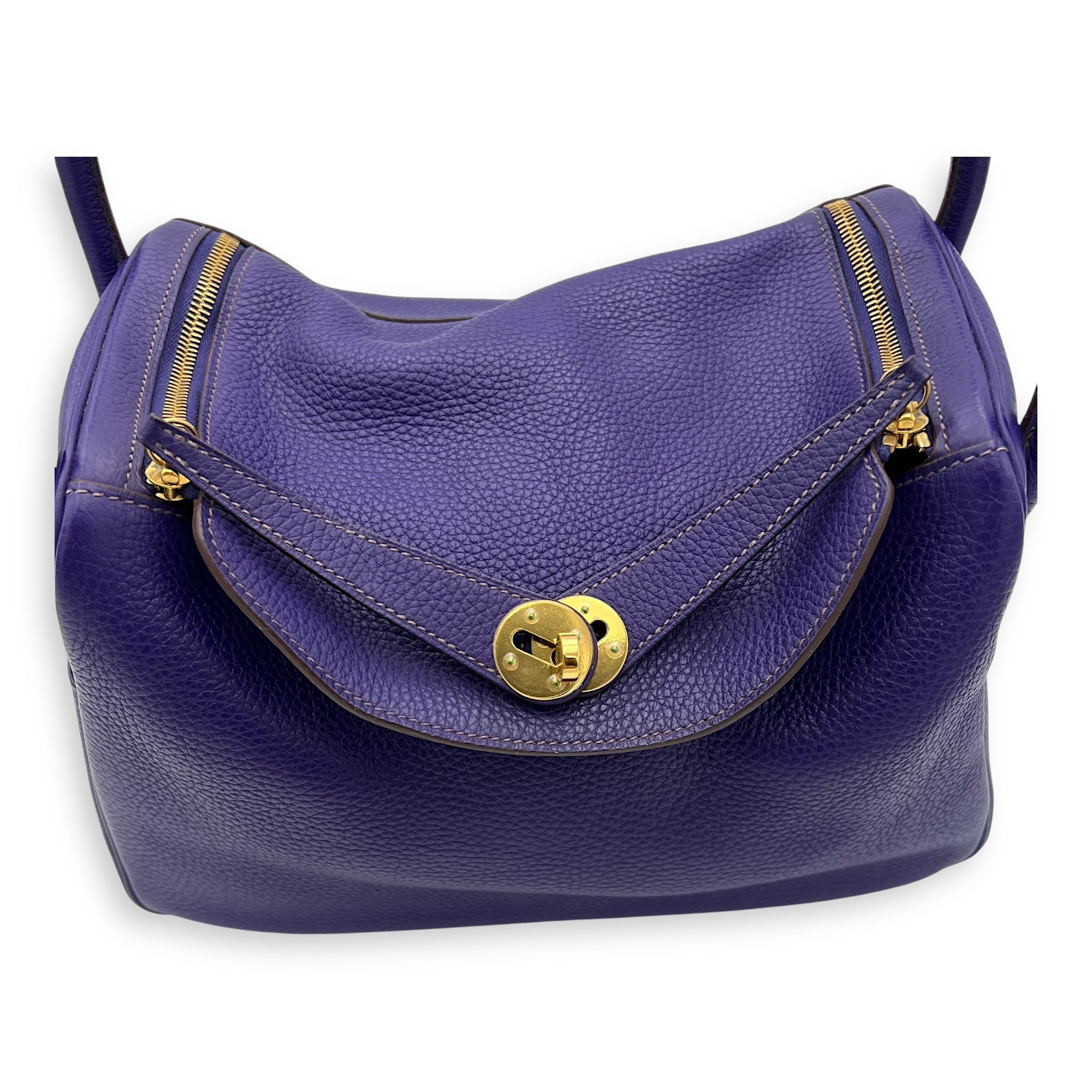 Hermès Lindy Purple in Others, Gold hardware_7
