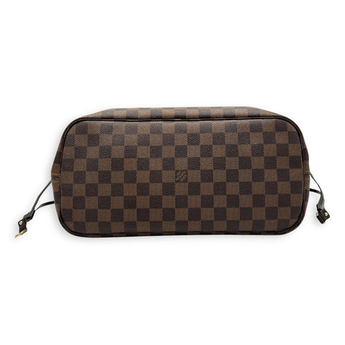 Louis Vuitton Neverfull MM Brown Tote Bag in Monogram Coated Canvas, Gold hardware_5