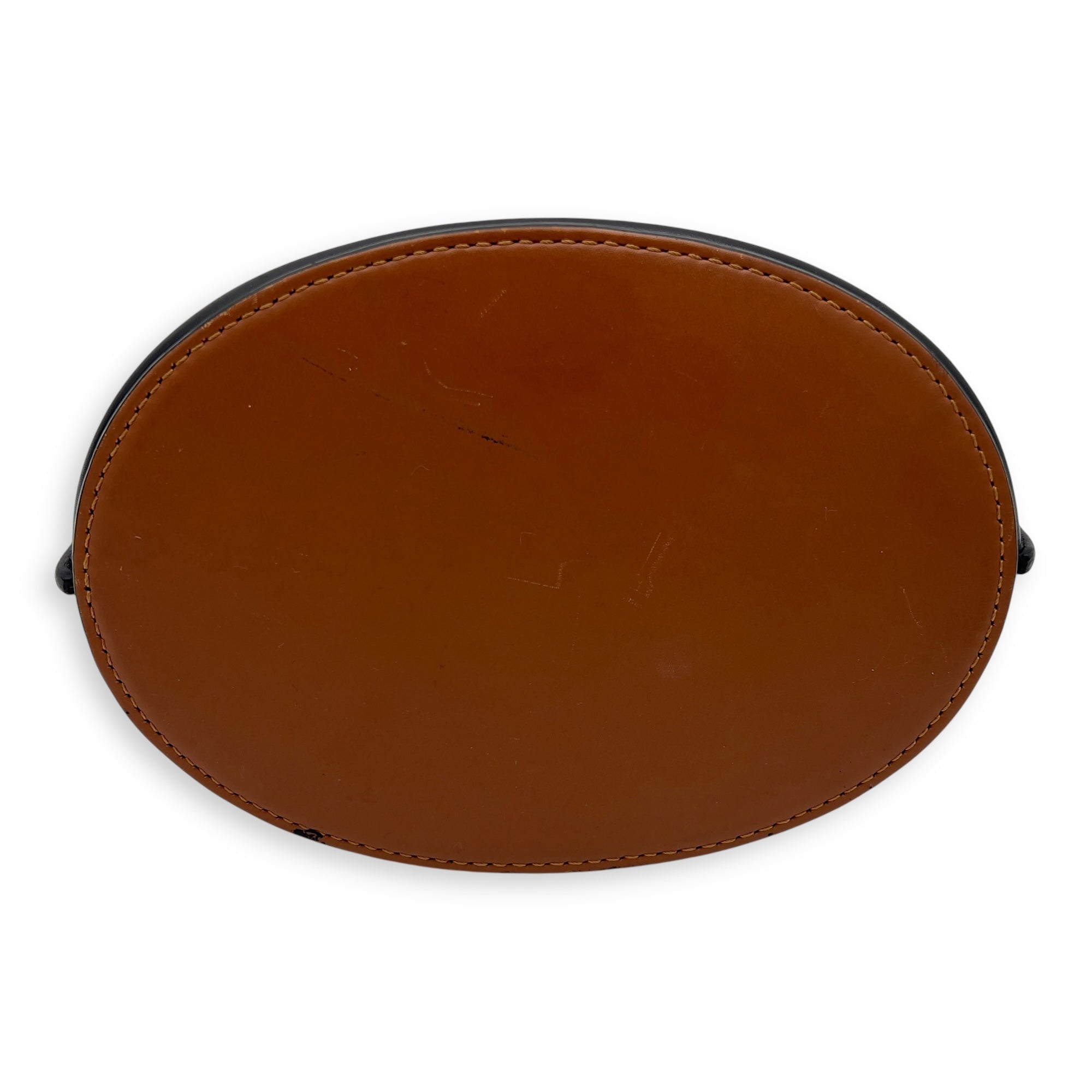 Loewe Anagram Shoulder Bag Brown in Calfskin, Gold hardware_3