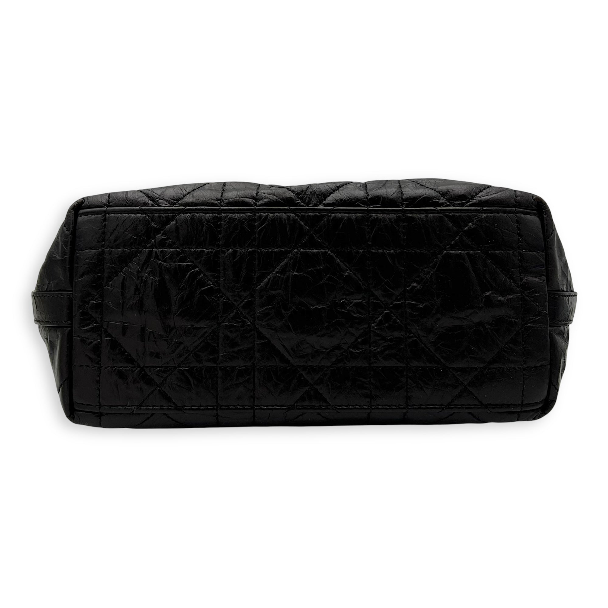 Christian Dior Hobostar Shoulder Bag Black in Calfskin, Gold hardware_5
