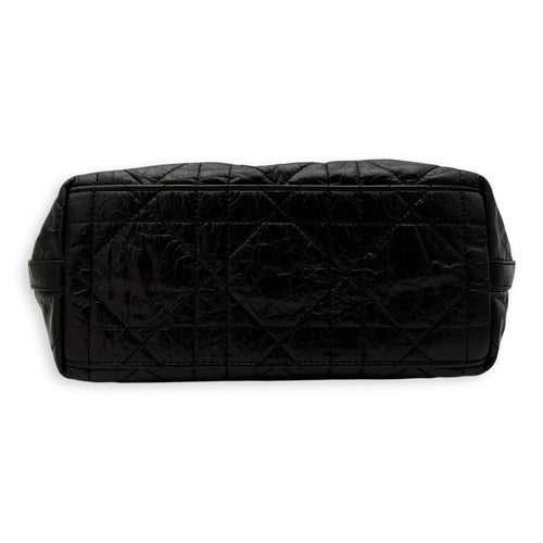 Christian Dior Hobostar Shoulder Bag Black in Calfskin, Gold hardware_5