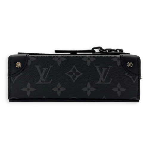 Louis Vuitton Steamer Wearable Black Wallet On Chain in Monogram Coated Canvas, Lacquered Metal hardware_5