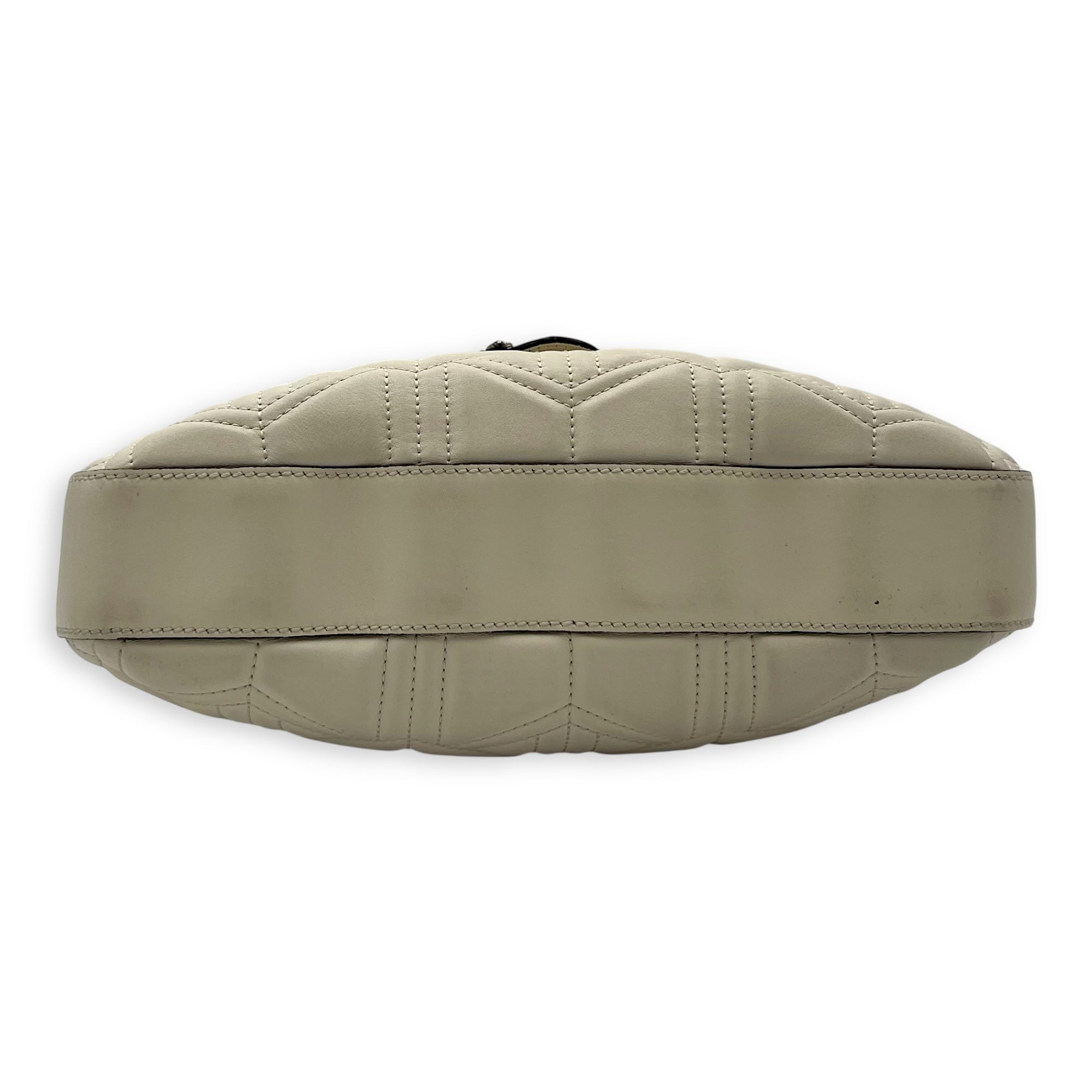 Gucci Dionysus Shoulder Bag White in Calfskin, Silver hardware_5