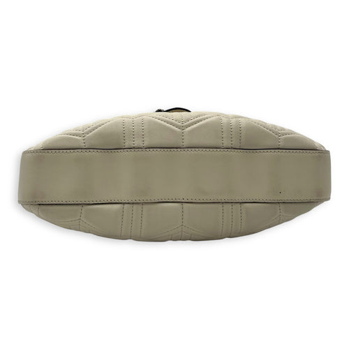 Gucci Dionysus Shoulder Bag White in Calfskin, Silver hardware_5
