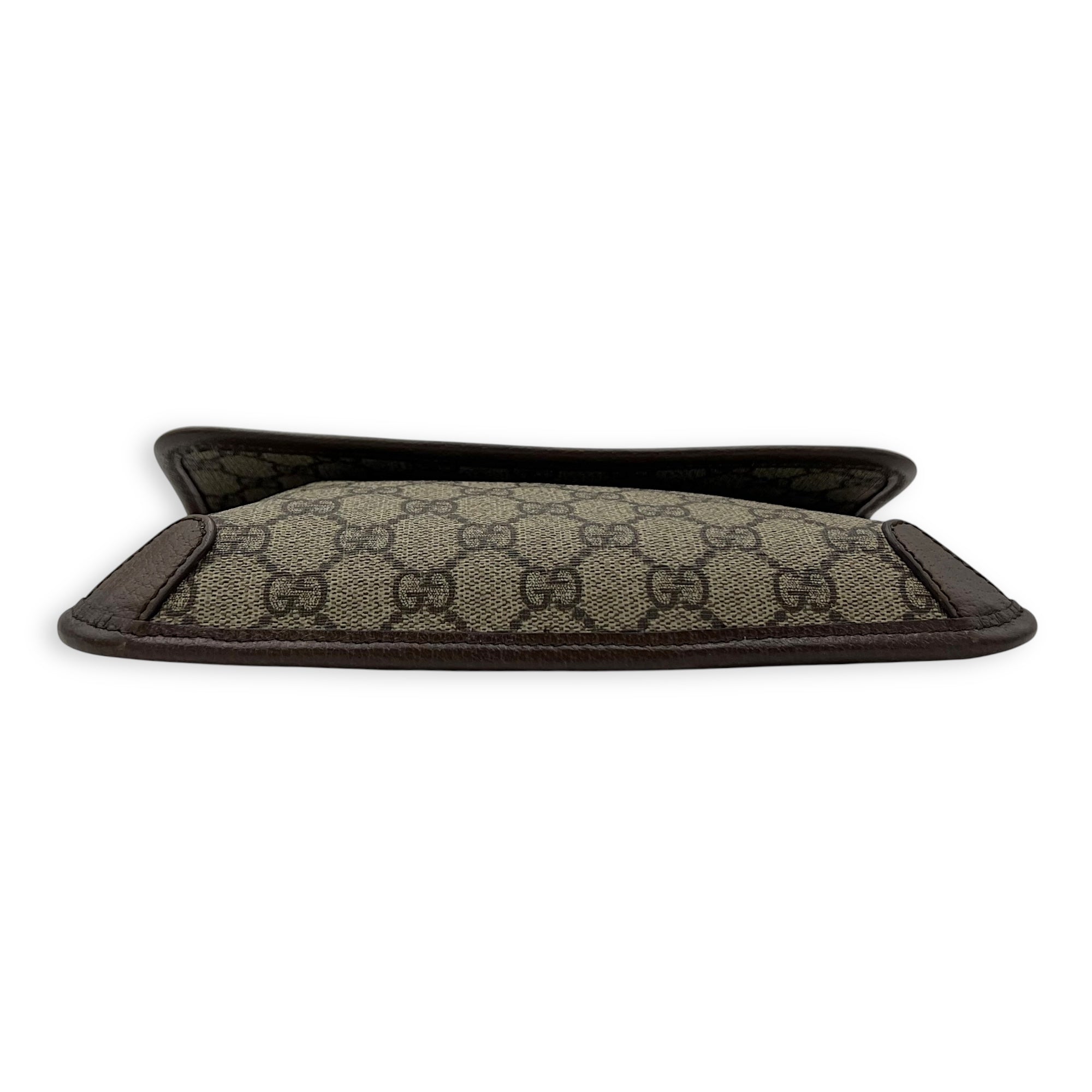 Gucci GG Supreme Belt Bag Brown in Coated Canvas, Gold hardware_5