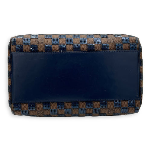 Louis Vuitton Speedy 30 Brown Top Handle Bag in Damier Paillettes, Gold hardware_5