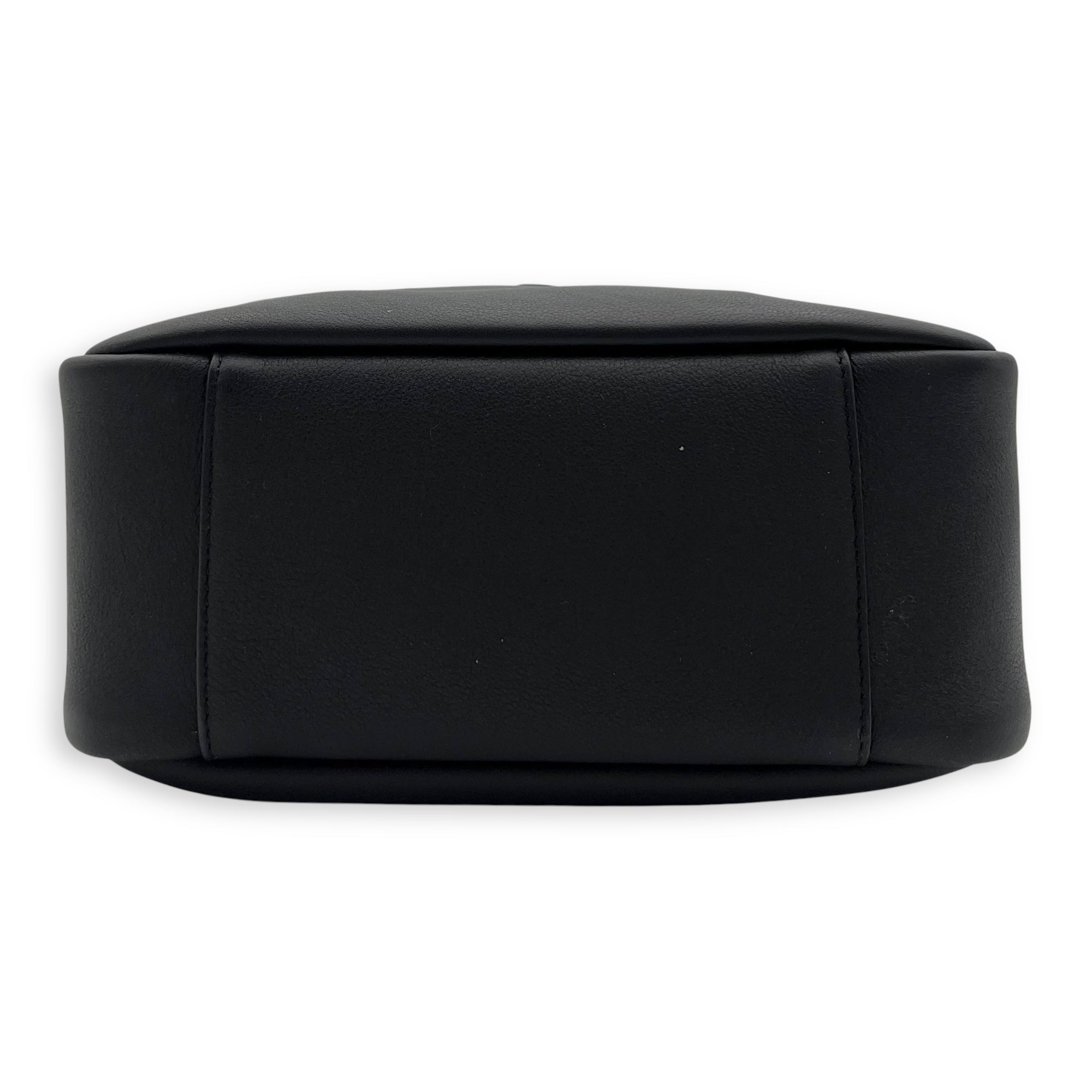 Saint Laurent Le 5 A 7 Shoulder Bag Black in Calfskin, Silver hardware_5