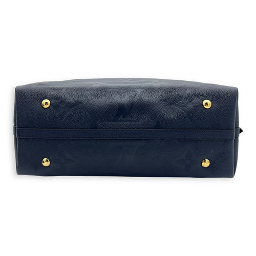 Louis Vuitton Carryall MM Blue Shoulder Bag in Empreinte Leather, Gold hardware_5