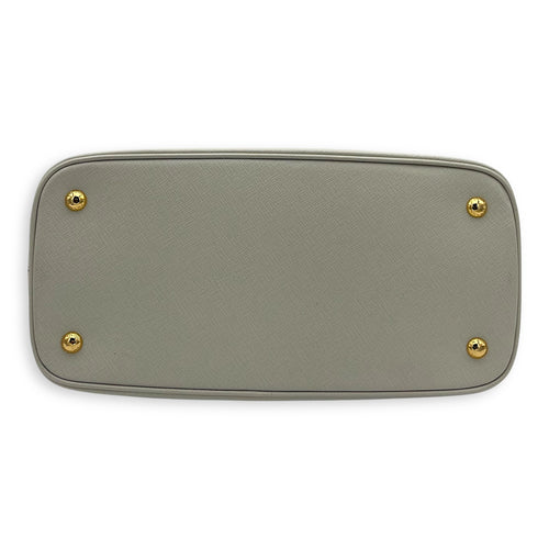 Prada Others Top Handle Bag Blue in Saffiano Leather, Gold hardware_5