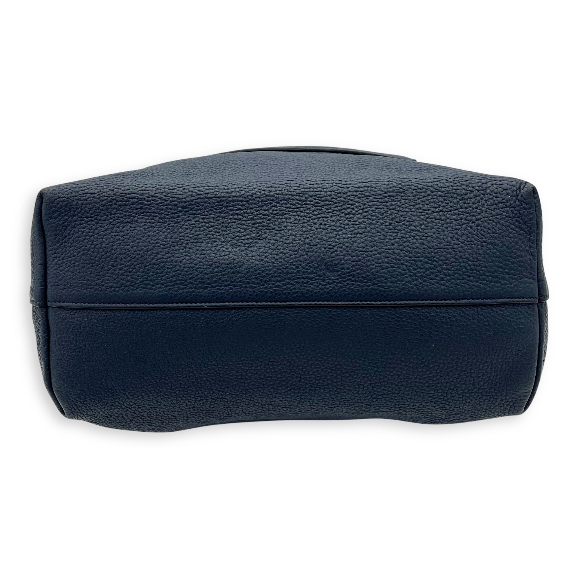 Prada 2 way bag Top Handle Bag Blue in Calfskin, Gold hardware_5