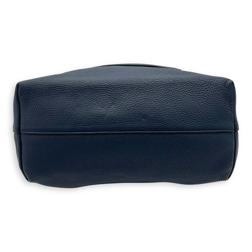 Prada 2 way bag Top Handle Bag Blue in Calfskin, Gold hardware_5