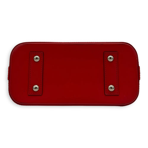 Louis Vuitton Alma Top Handle Bag BB Red in Epi Leather, Silver hardware_5