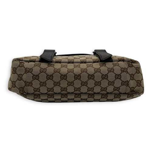 Gucci GG Messenger Brown in Jacquard, Silver hardware_5