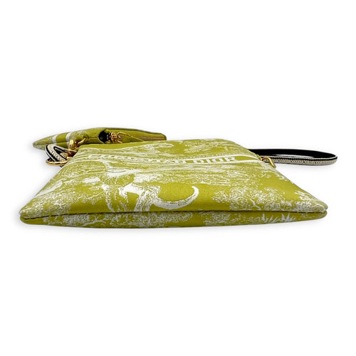 Dior Travel Green Multifunctional Pouch in Calfskin, Gold hardware_7
