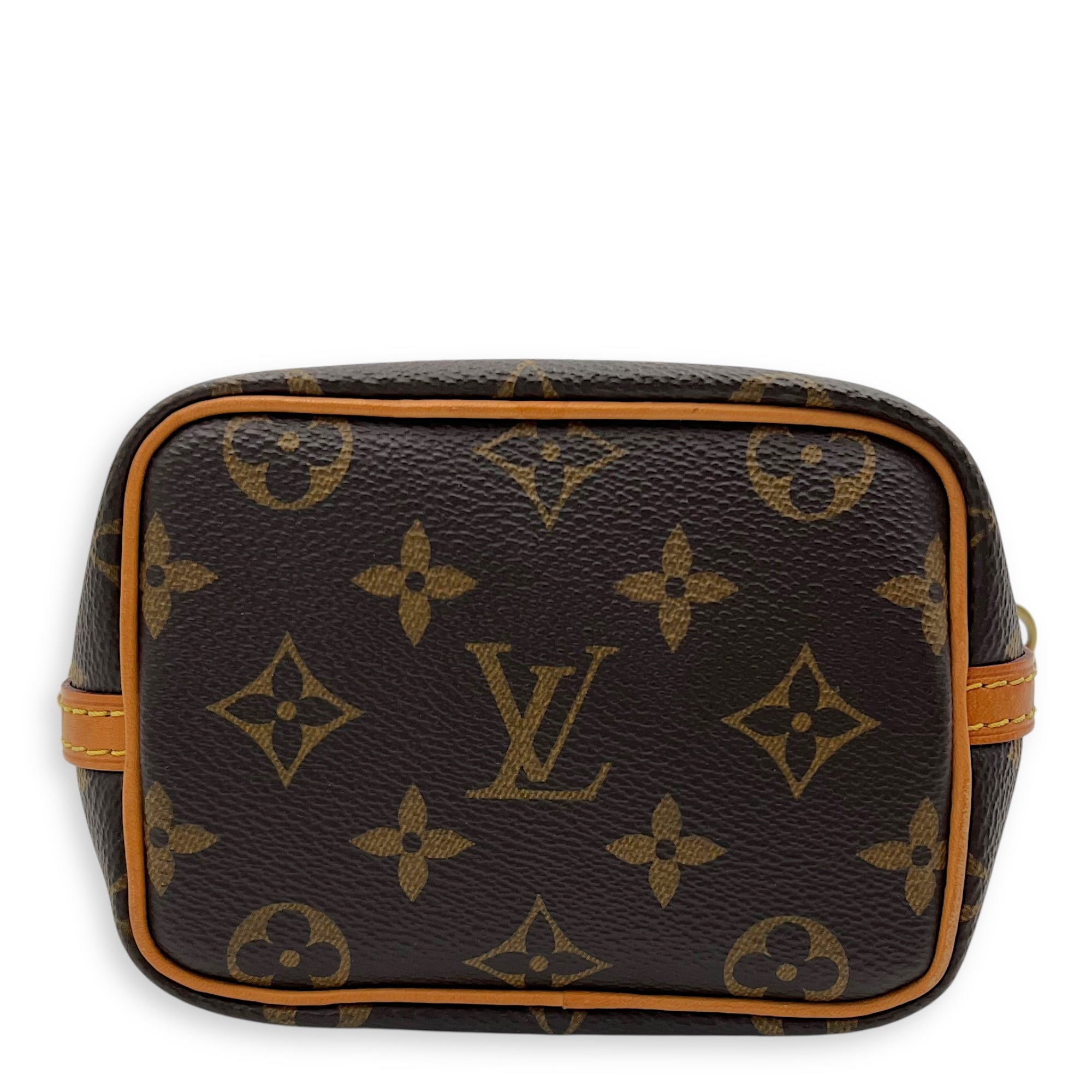 Louis Vuitton Noe Bucket Bag Brown in Monogram Coated Canvas, Gold hardware_5