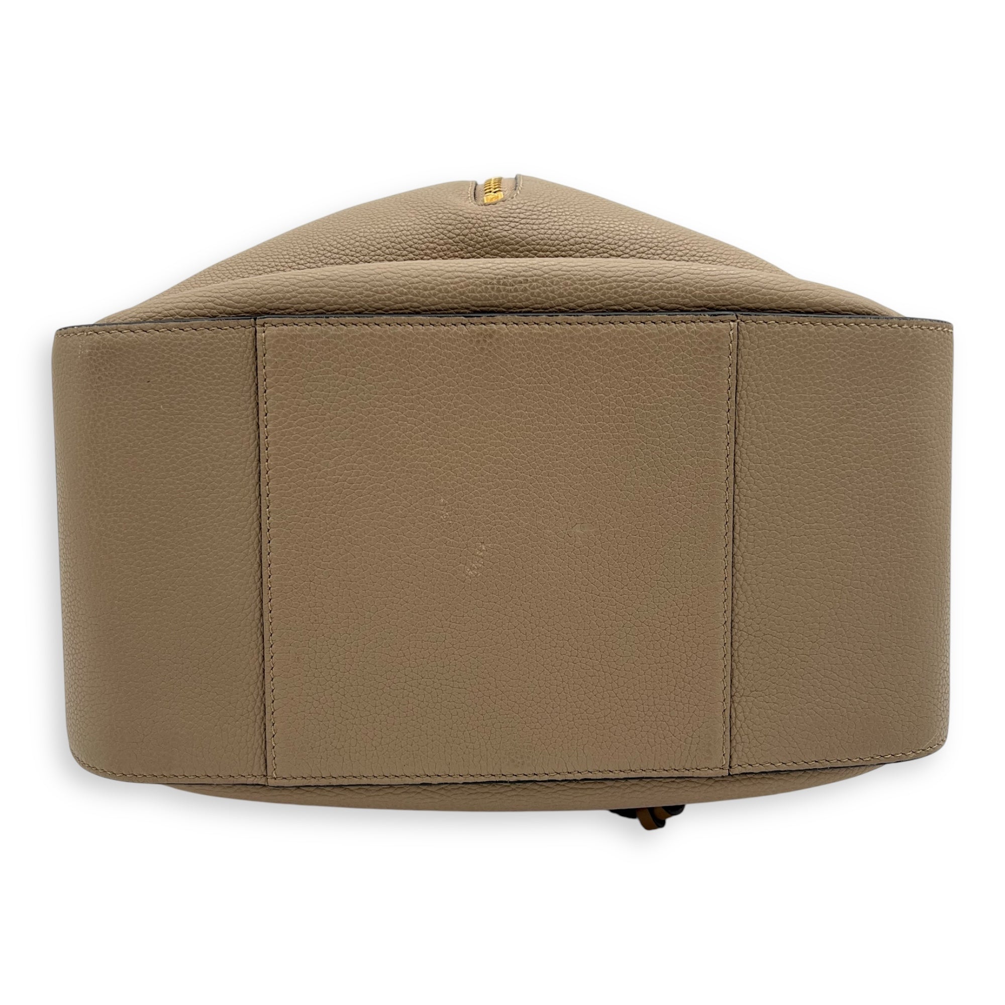 Loewe Hammock Shoulder Bag Small Beige in Calfskin, Gold hardware_9
