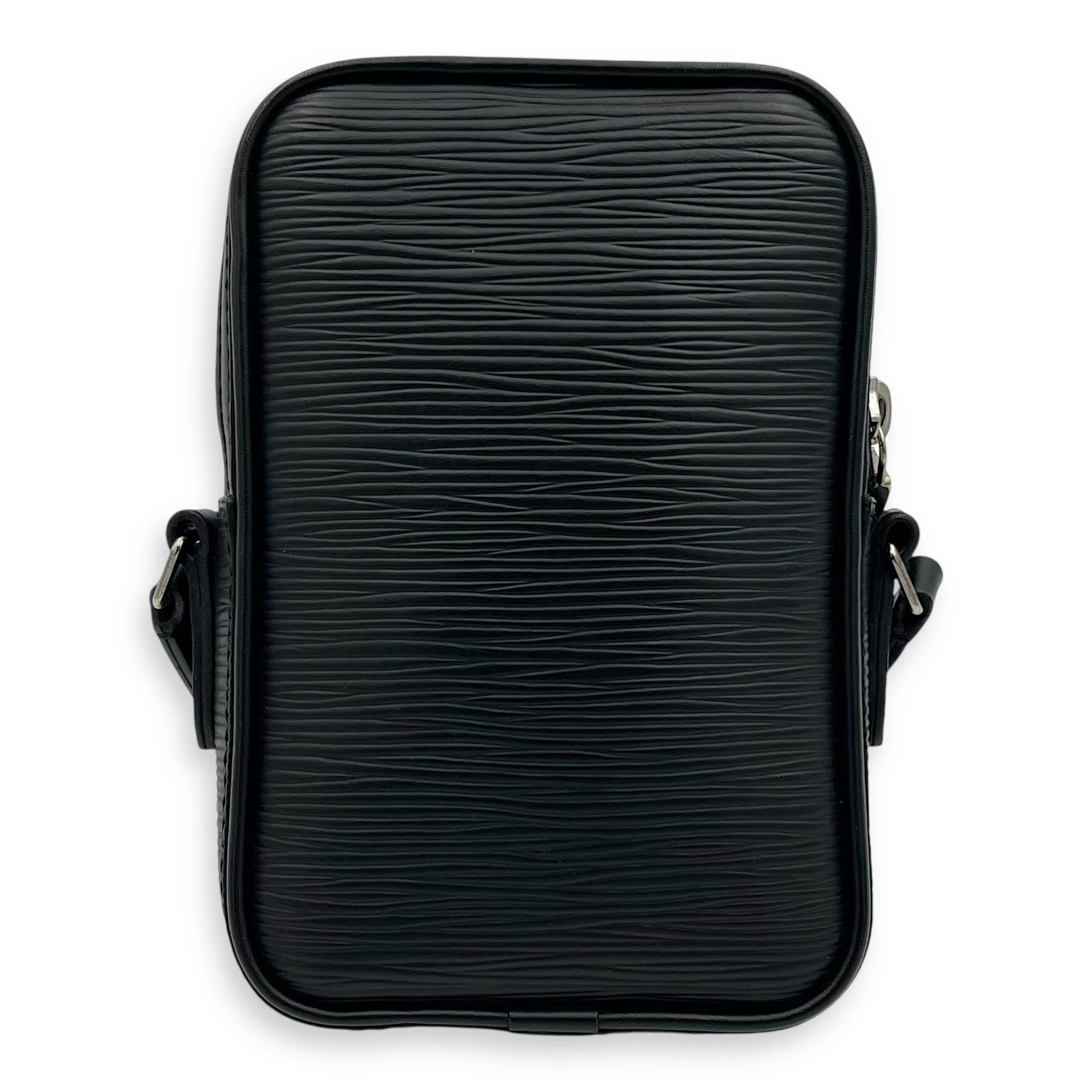Louis Vuitton Danube Crossbody Bag Black in Epi Leather, Silver hardware_2
