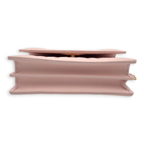 Dior Miss Caro Shoulder Bag Pink in Lambskin, Gold hardware_3