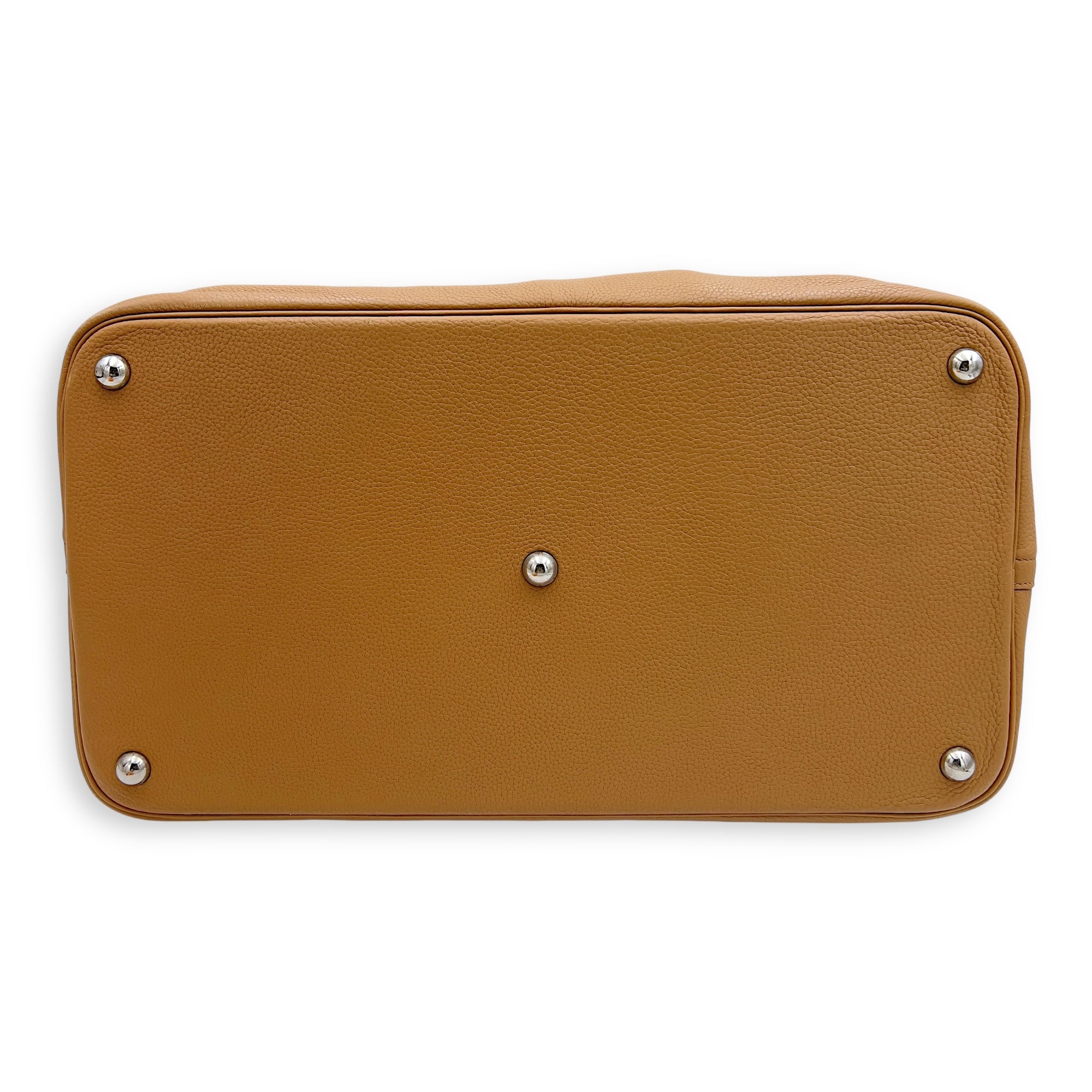 Hermès Bolide Beige in Clemence, Palladium hardware_3