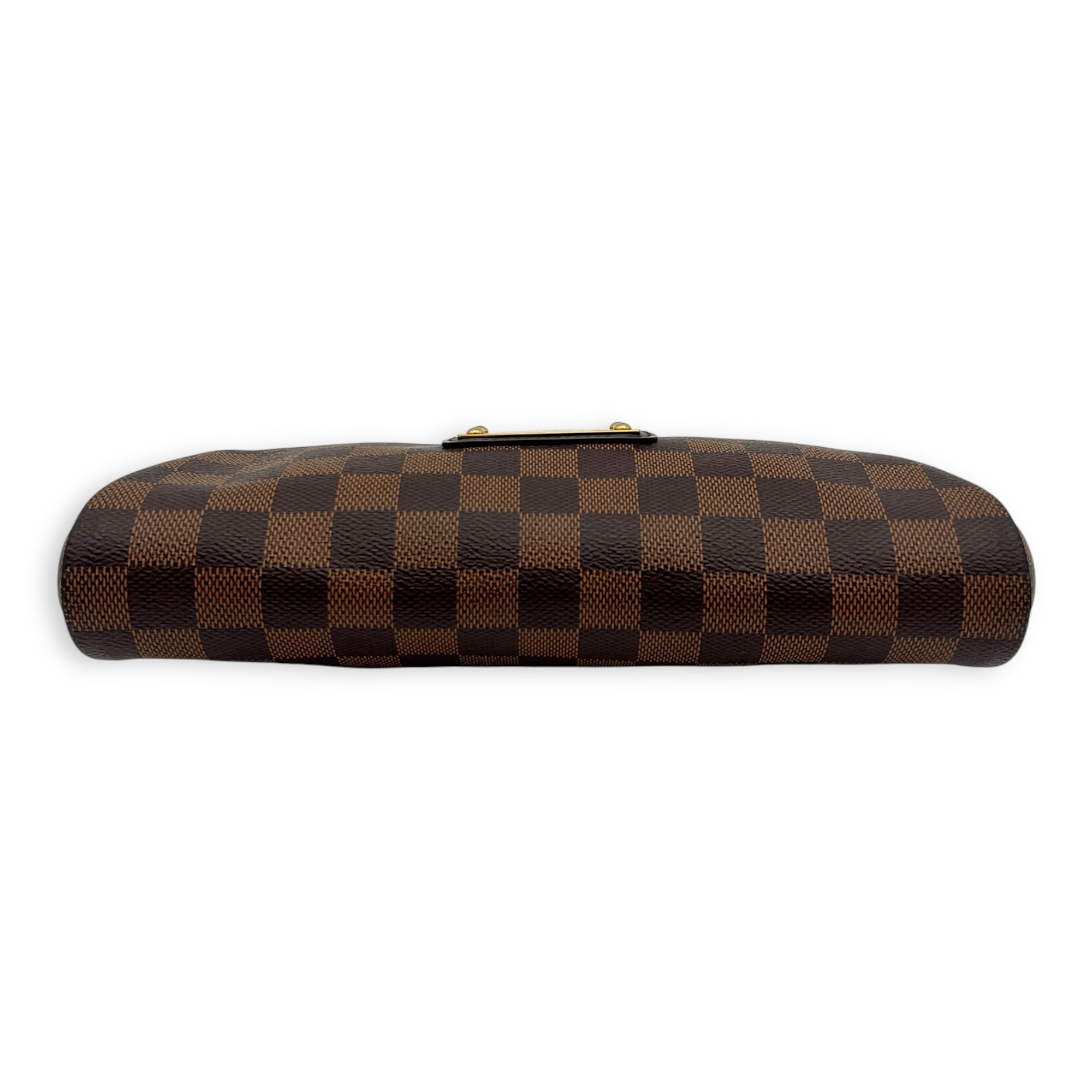 Louis Vuitton Eva Crossbody Bag Brown in Coated Canvas, Gold hardware_6