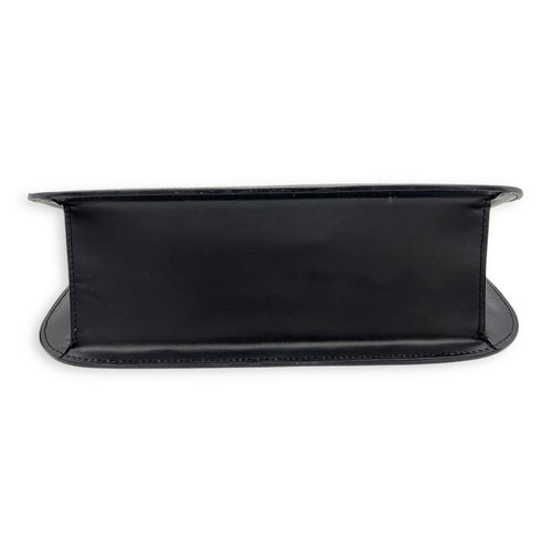 Loewe Vintage Top Handle Bag Black in Calfskin, Silver hardware_9