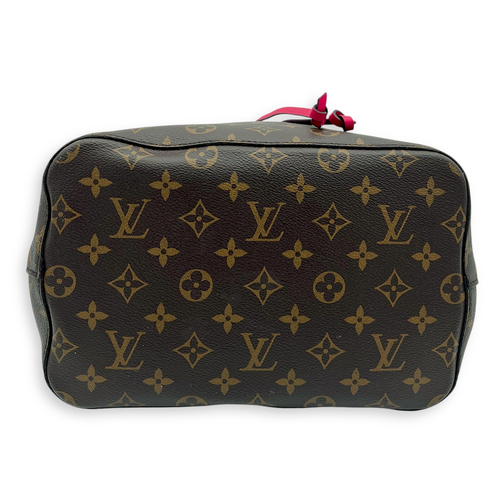 Louis Vuitton NeoNoe Crossbody Bag Brown in Monogram Coated Canvas, Gold hardware_7