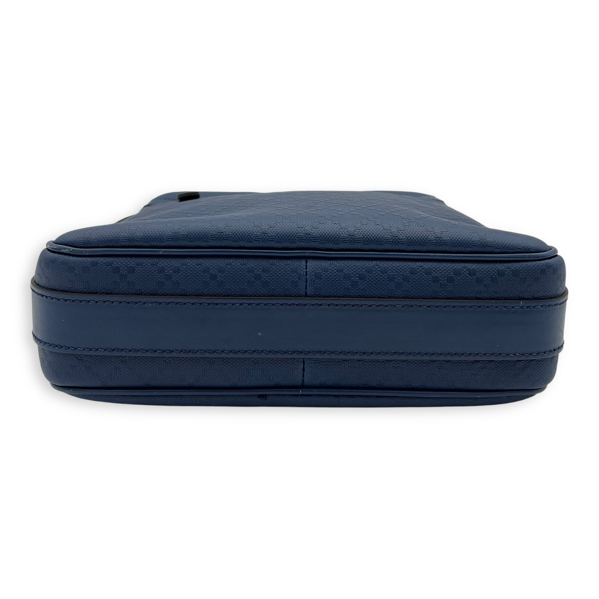 Gucci diamante Messenger Blue in Calfskin, Silver hardware_10