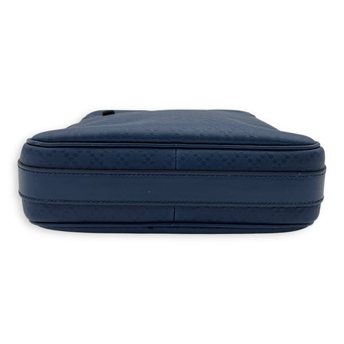 Gucci diamante Messenger Blue in Calfskin, Silver hardware_10