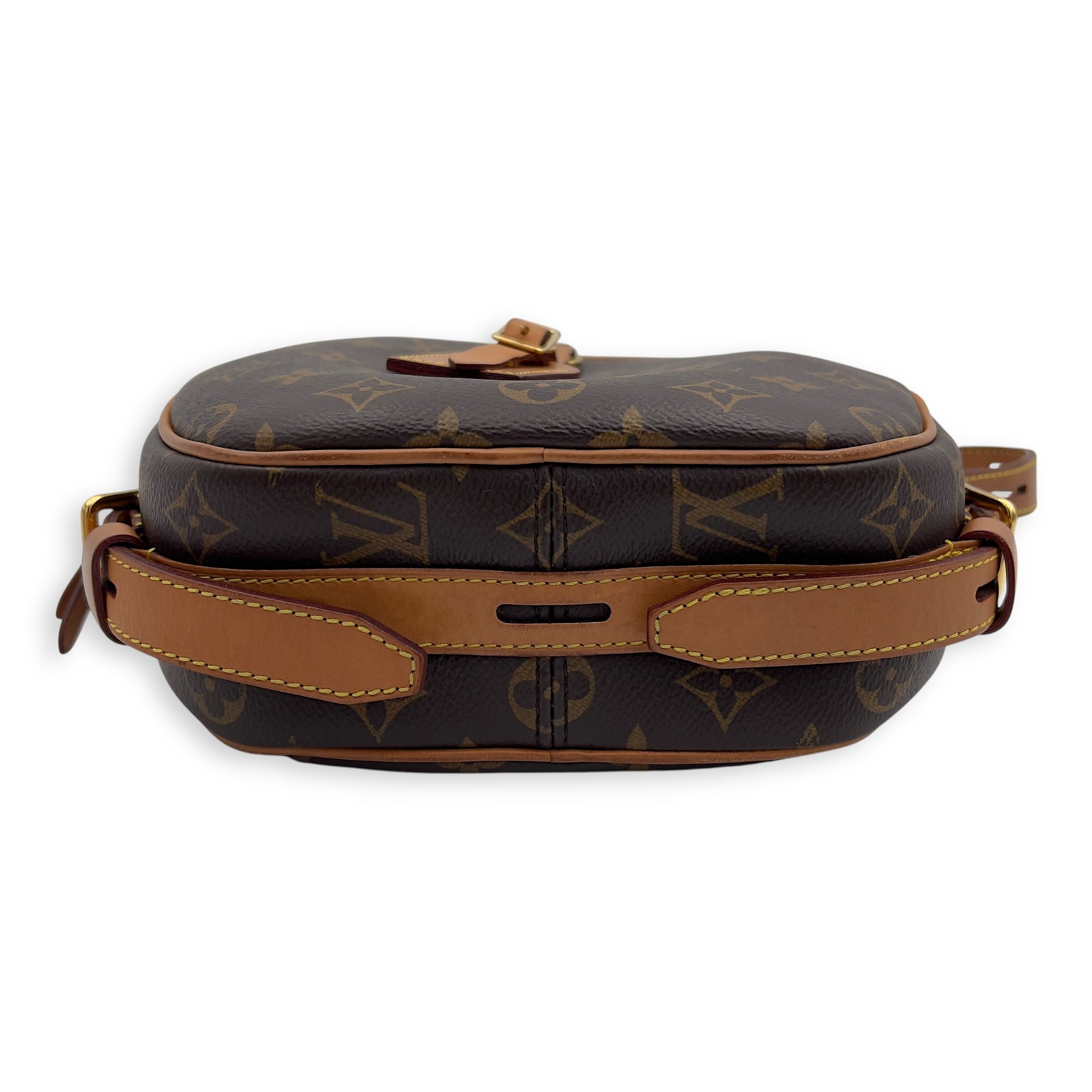 Louis Vuitton Boite a Chapeau MM Brown Crossbody Bag in Monogram Coated Canvas, Gold hardware_3