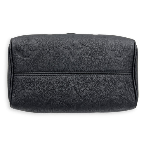Louis Vuitton Speedy Bandouliere Top Handle Bag 20 Black in Empreinte Leather, Gold hardware_5